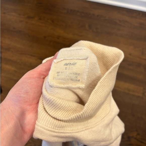 Aerie Colorado Everyday Embroidered Cozy Oversized Mock‎ neck Sweatshirt Small - Picture 4 of 4